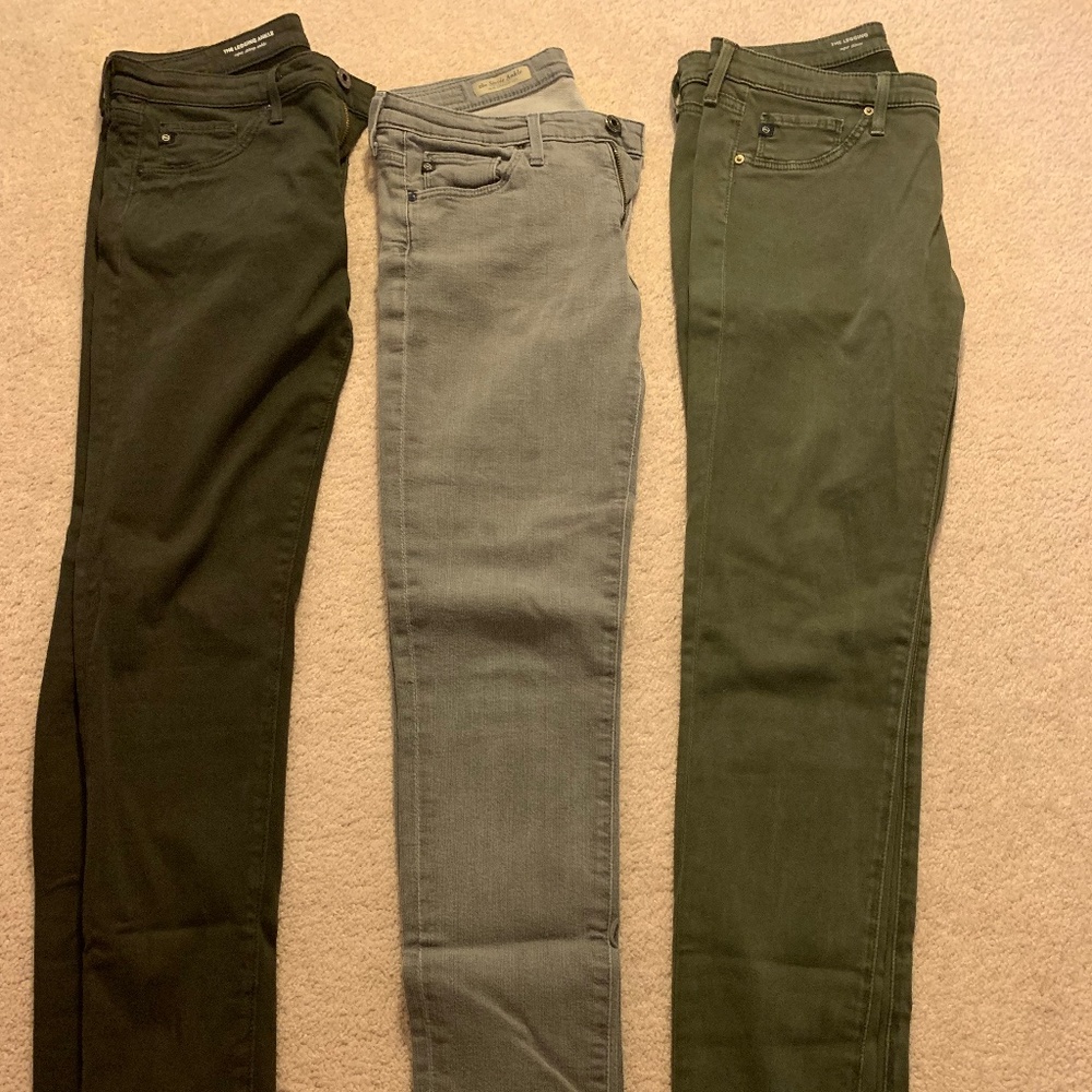 AG Adriano Goldschmeid size 28 -lot of 3 skinny jeans
